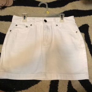 Forever 21 White Denim Skirt!